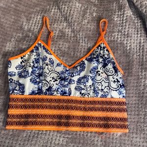 Patterned crop top